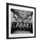 Stupell Industries Newsprint Ladies on Train Framed Print Under Glass, design by A Barefoot Stylist